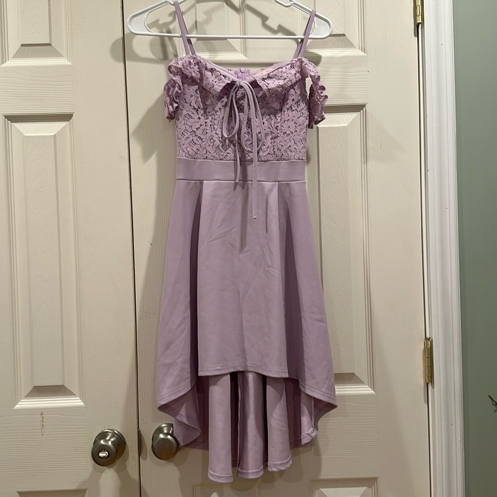 Purple dress - kids M